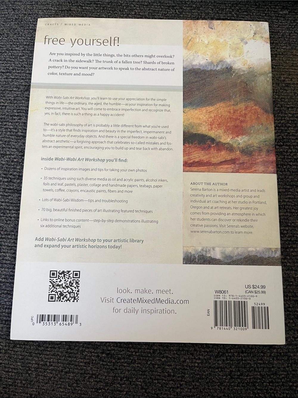 NEW Wabi-Sabi Art Workshop — Mixed Media Guide by Serena Barton - Picture 2 of 4